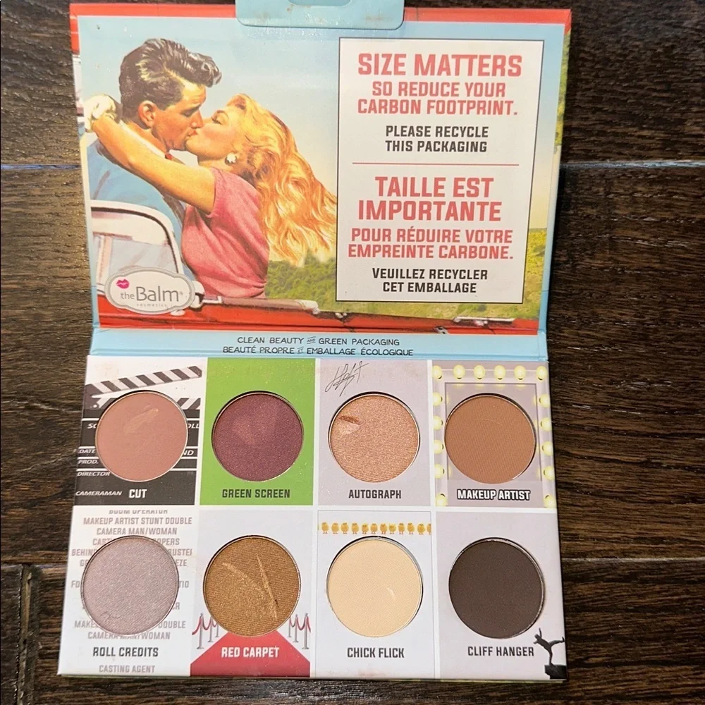 the balm and the beautiful Eyeshadow palette